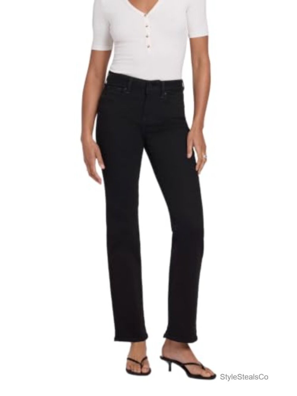 NYDJ Marilyn Straight Leg Jeans Lift Tuck Tech Medium Rise